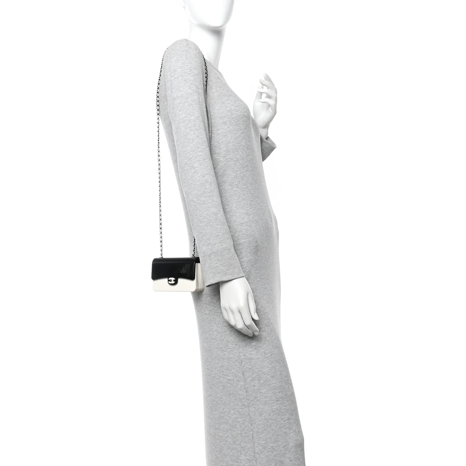 Plexiglass Plexi Coco Bag Black White - Image 2