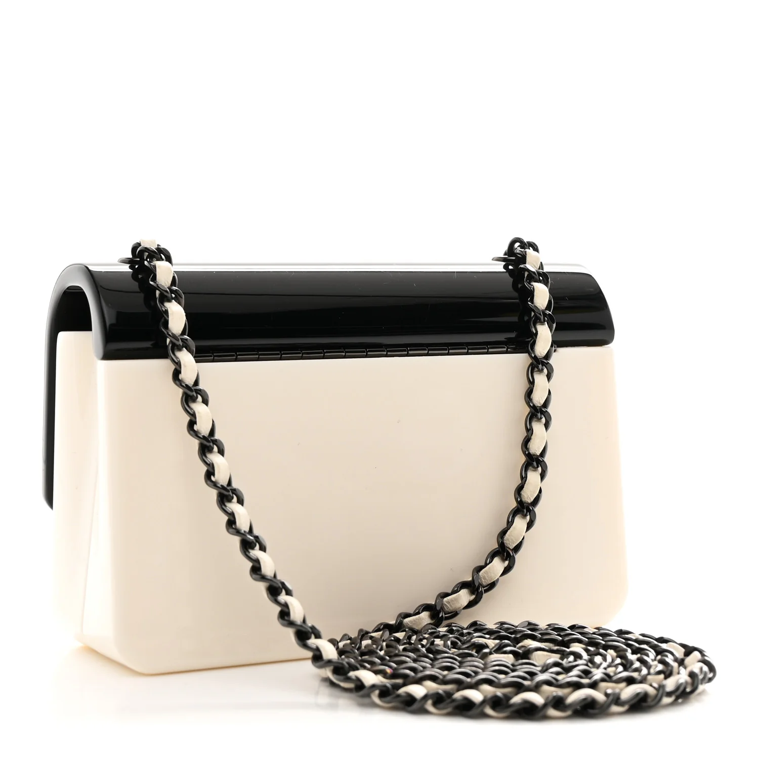 Plexiglass Plexi Coco Bag Black White - Image 3