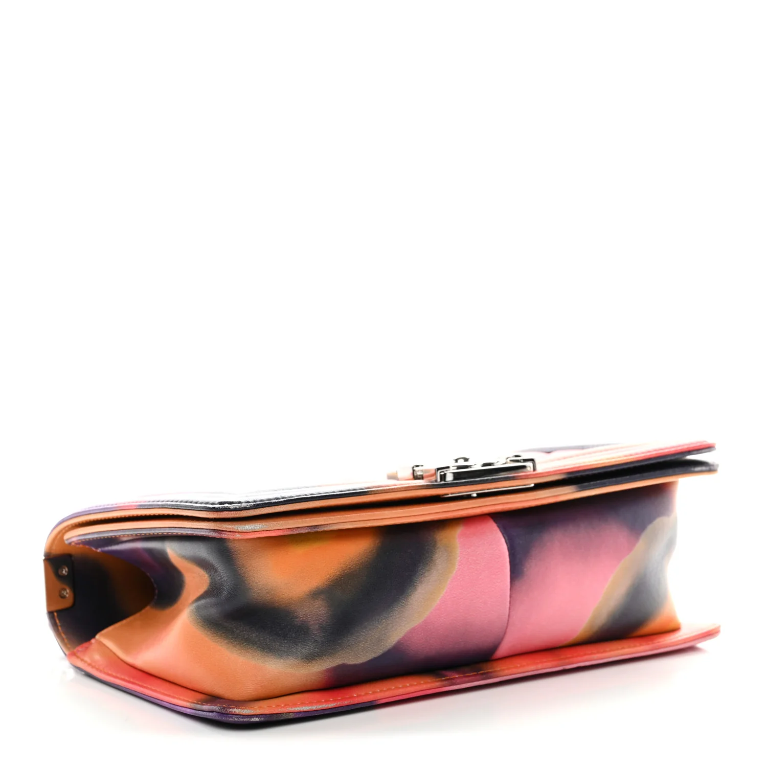 Printed Lambskin Quilted Medium Flower Power Boy Flap - Image 4