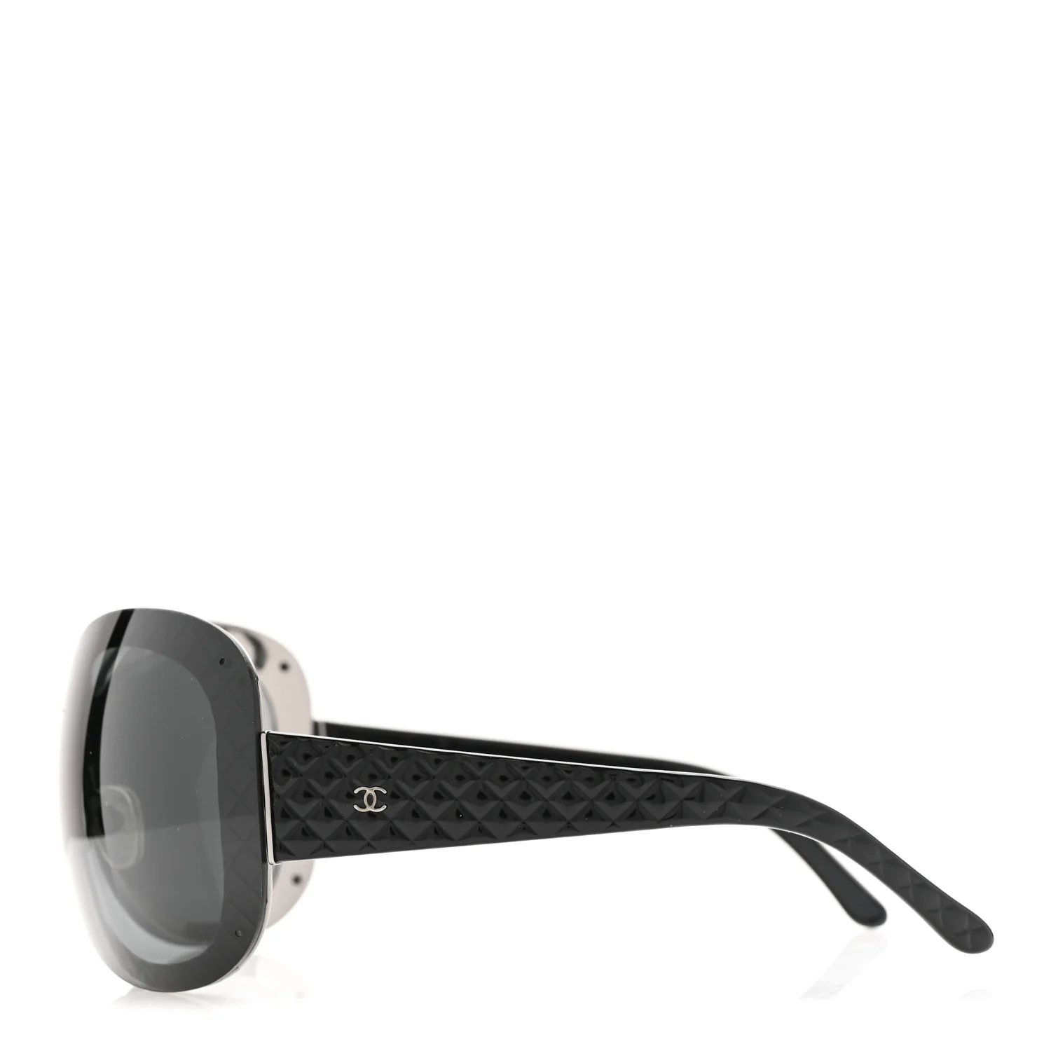 Quilted CC Sunglasses 4165 Black - Image 3