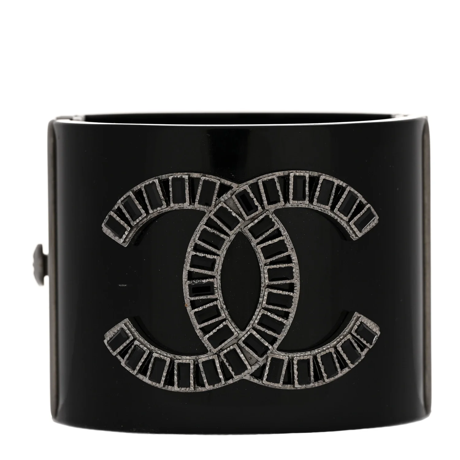 Resin Baguette CC Cuff Black