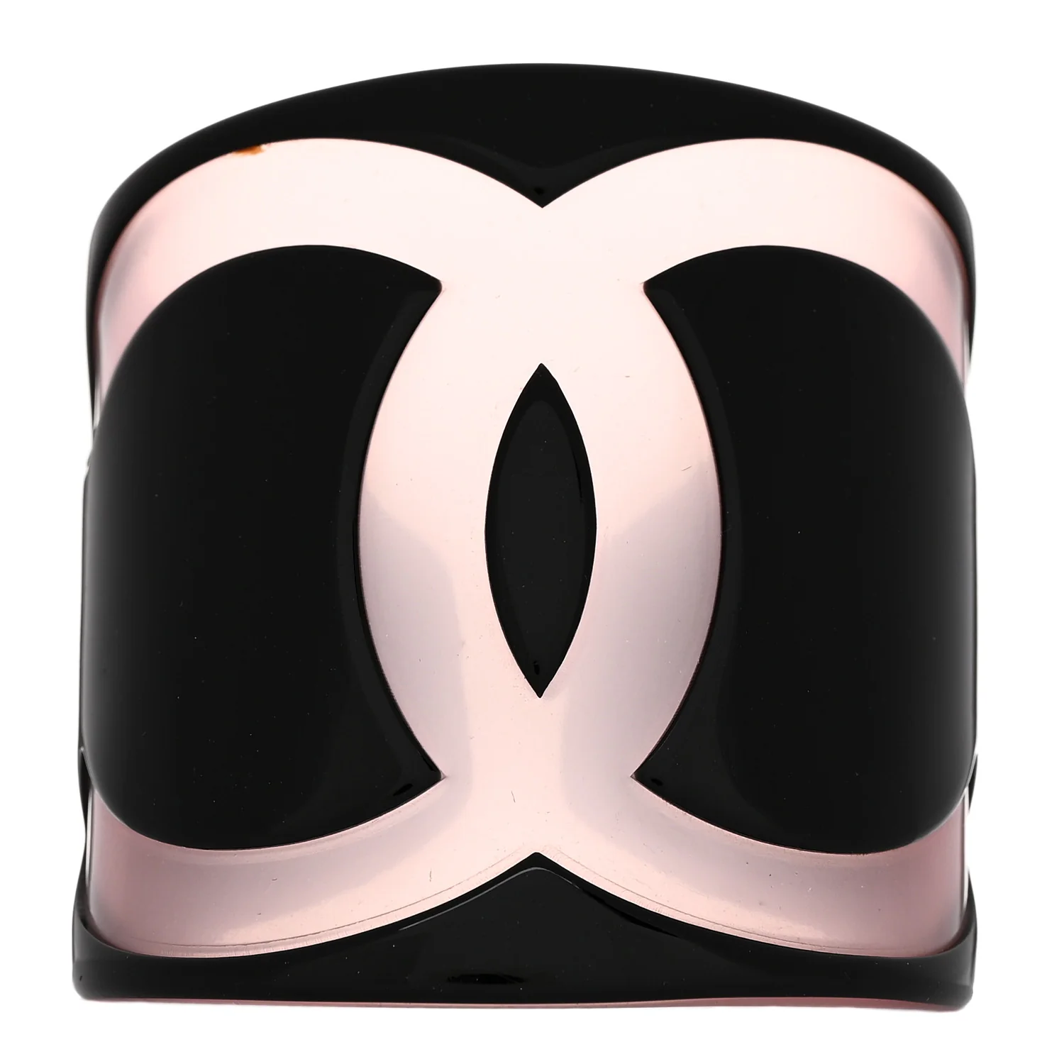 Resin CC Wide Cuff Black Pink