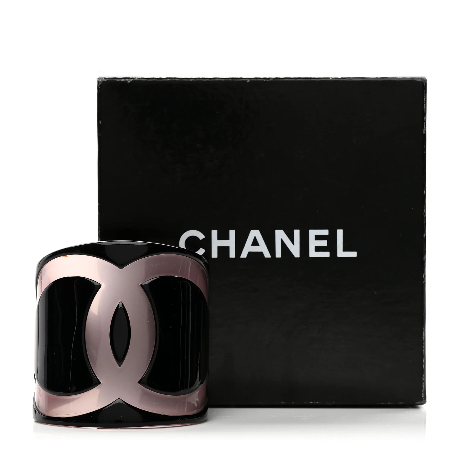Resin CC Wide Cuff Black Pink - Image 4