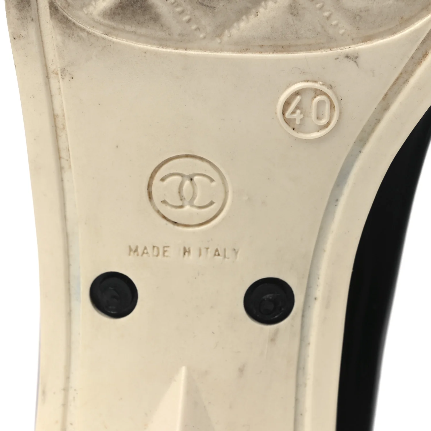 Rubber Camellia Rain Boots 40 Black - Image 8