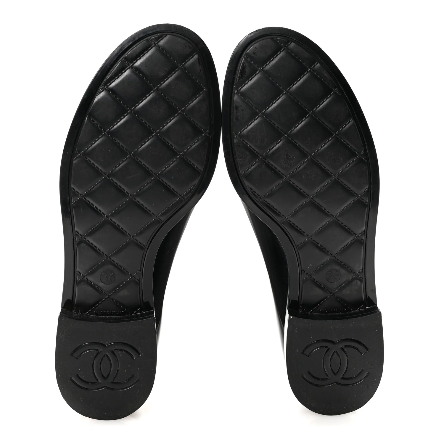 Rubber Rain Boots 36 Black - Image 6