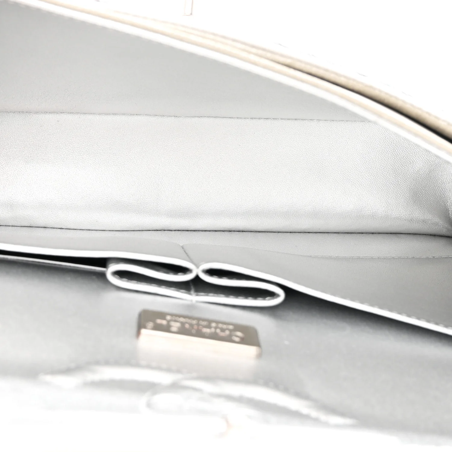 Sequin CC Small Double Flap Silver - Image 5