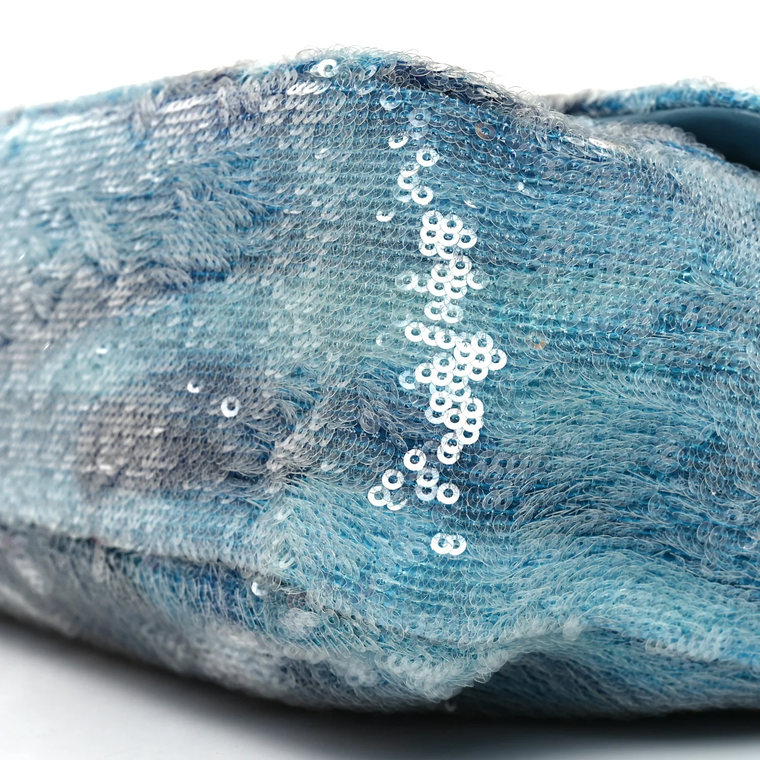 Sequin Large Waterfall Flap Light Blue - Image 10