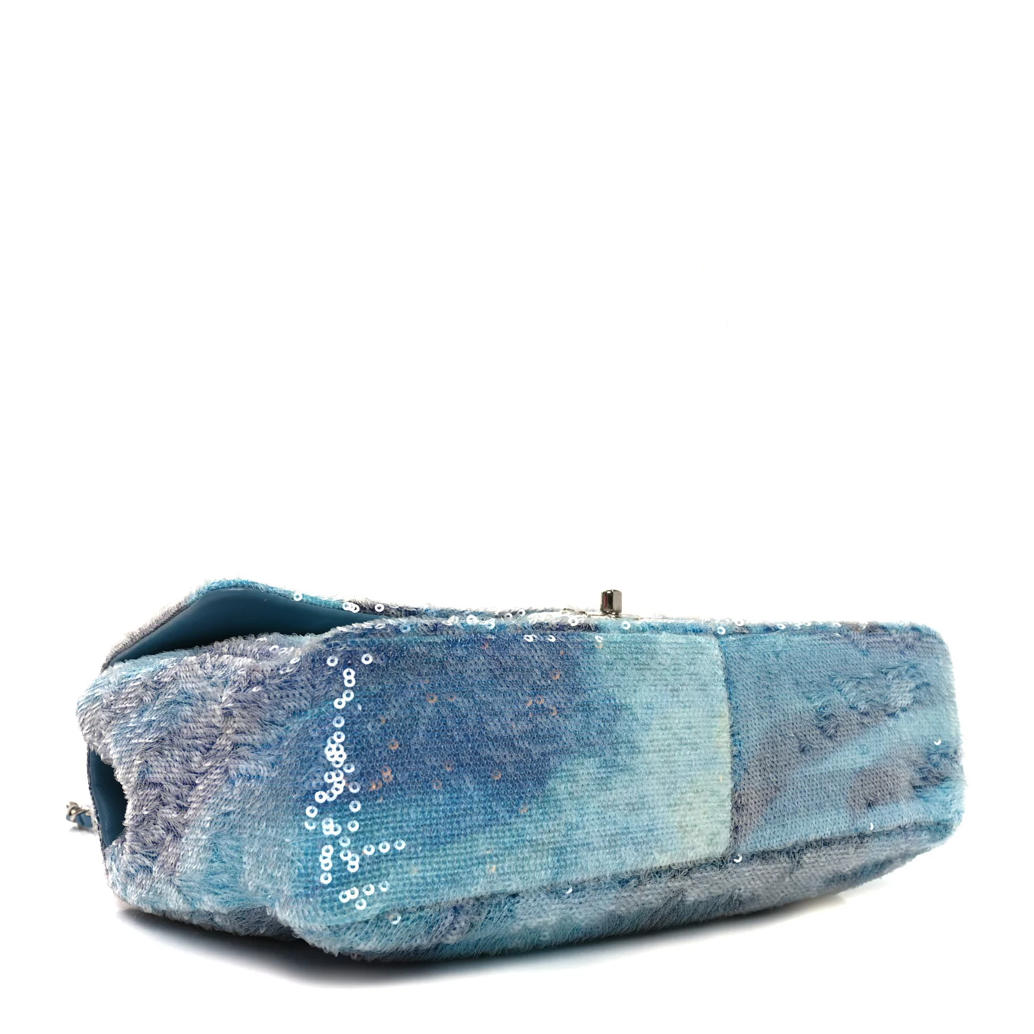 Sequin Large Waterfall Flap Light Blue - Image 4