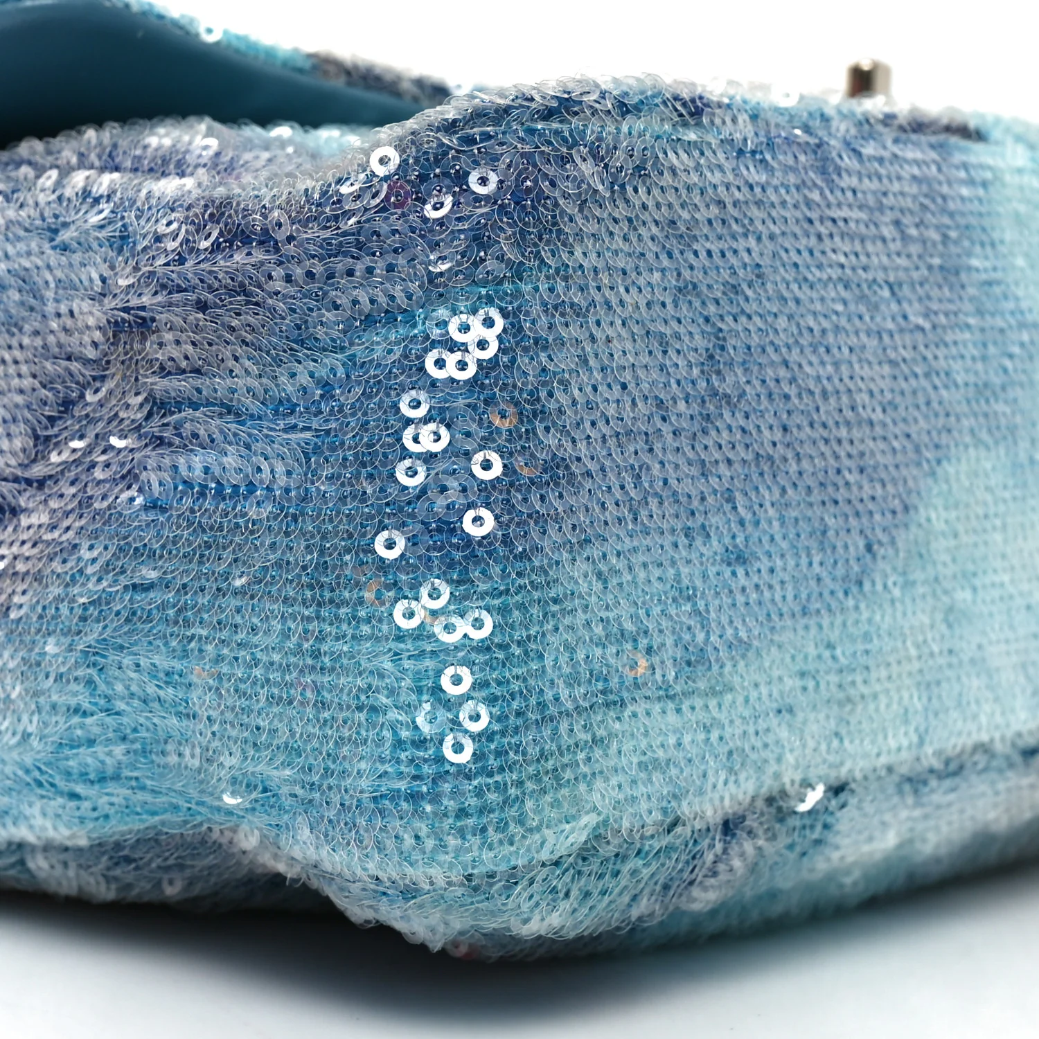 Sequin Large Waterfall Flap Light Blue - Image 9
