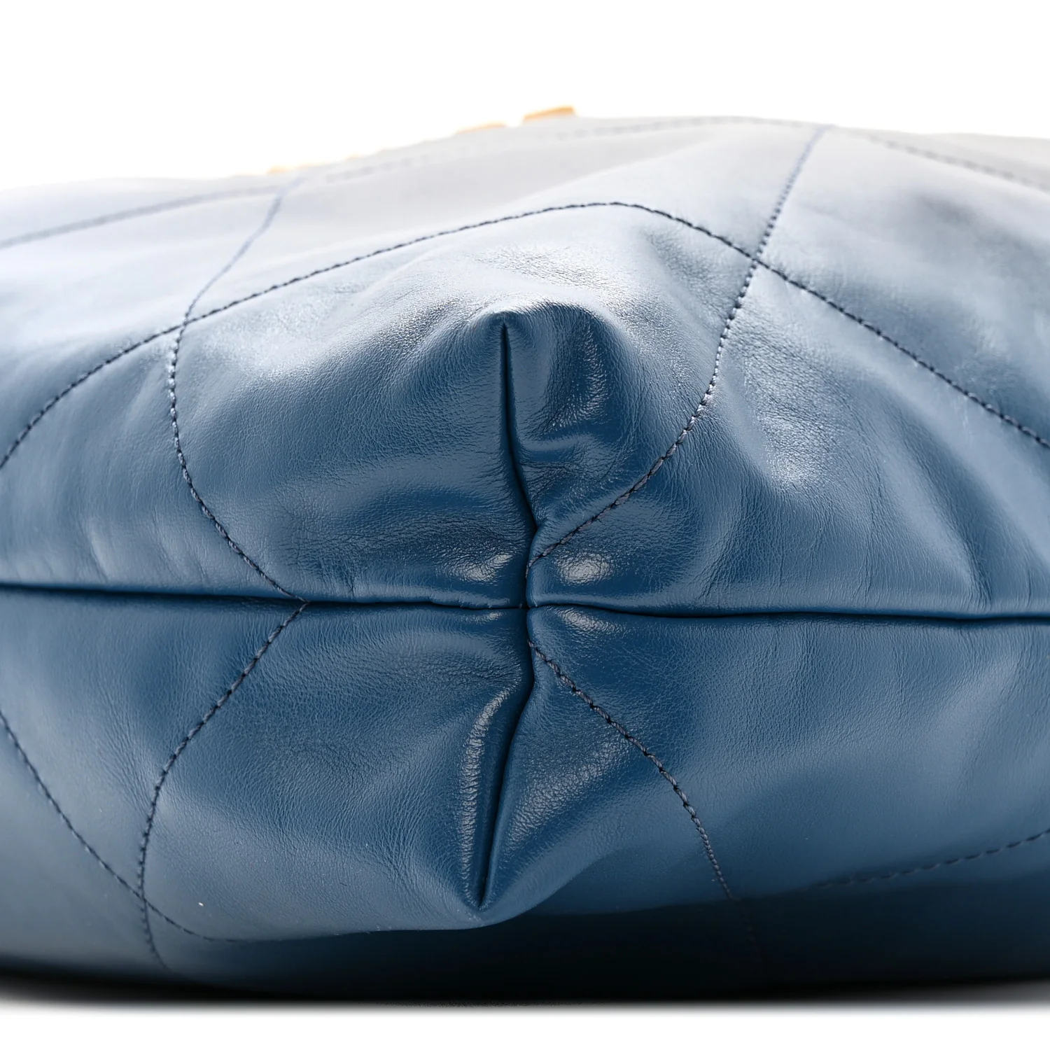 Shaded Calfskin Quilted Small Chanel 22 Blue Dark Blue - Image 10