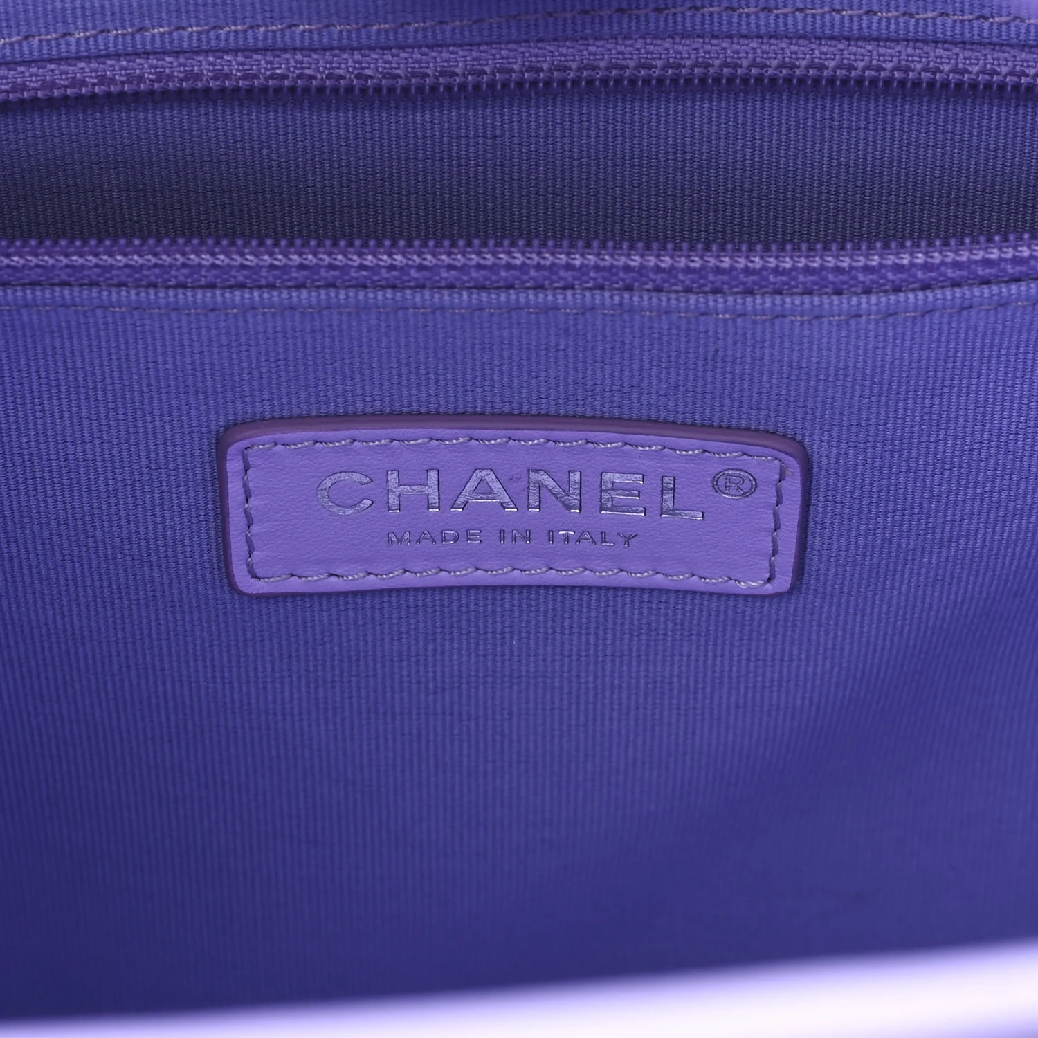 Shaded Calfskin Small Deauville Tote Light Purple Pink Coral - Image 7