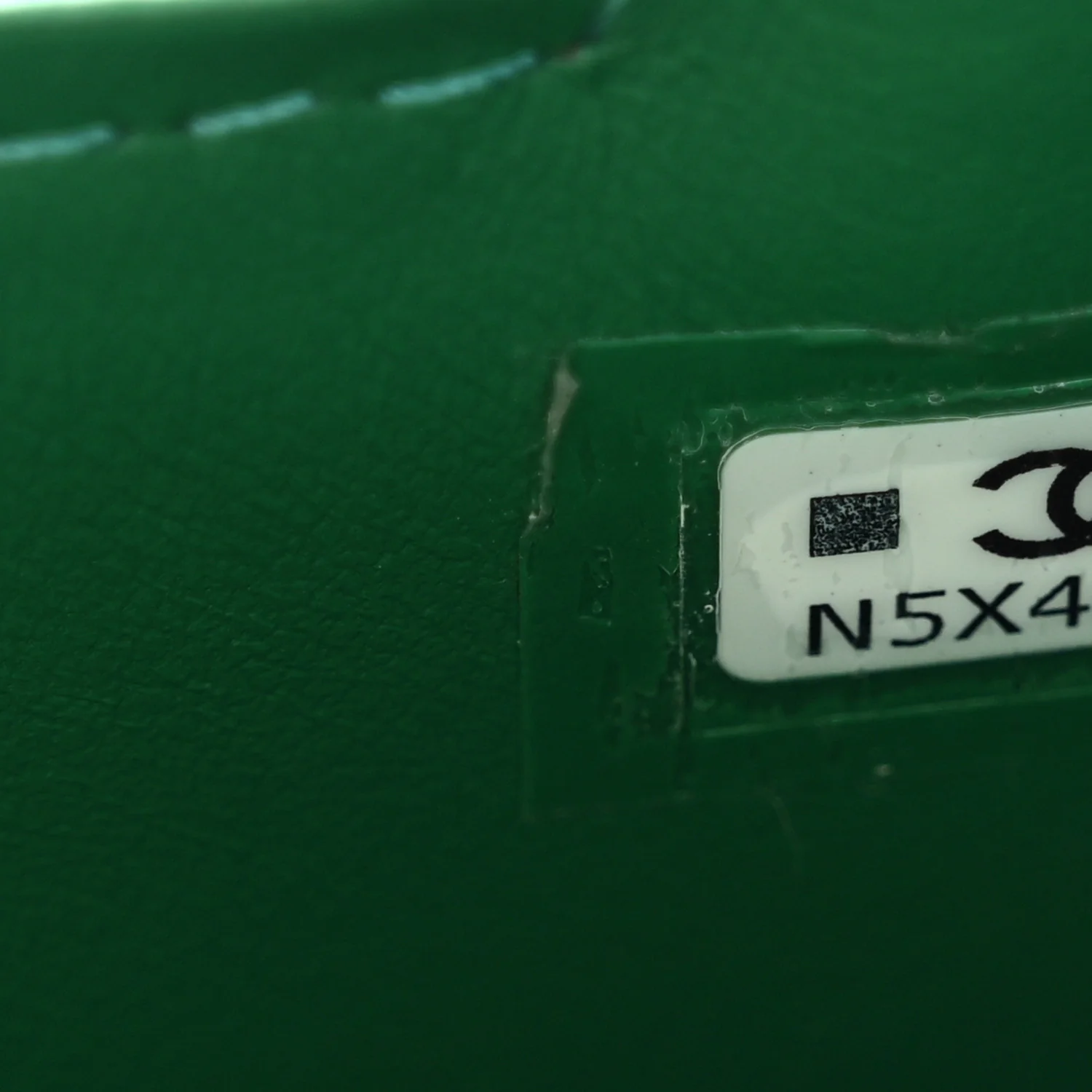 Shiny Aged Calfskin Quilted Mini Nano Kelly Shopper Green - Image 7