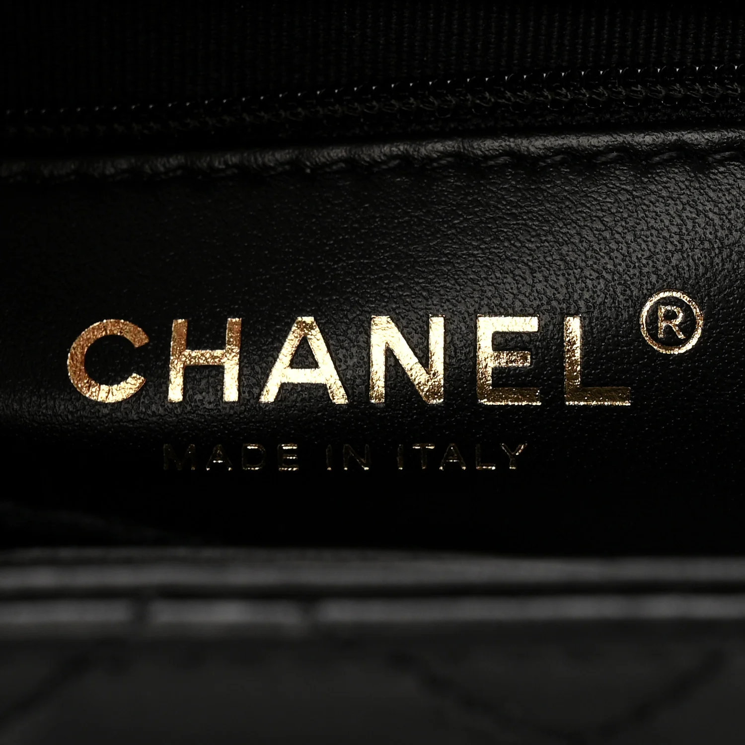 Shiny Aged Calfskin Quilted Nano Kelly Shopper Black - Image 6