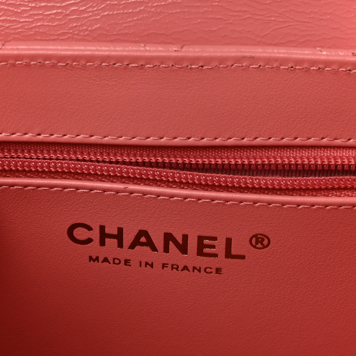 Shiny Aged Calfskin Quilted Nano Kelly Shopper Coral Pink - Image 11