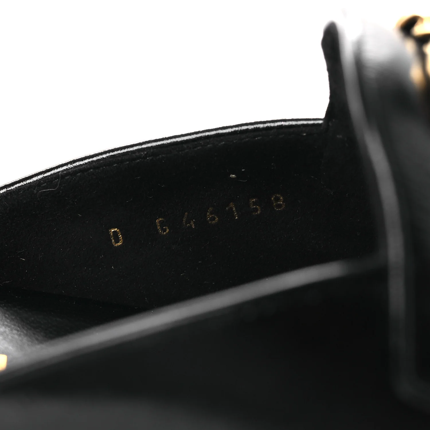 Shiny Calfskin Crystal CC Mules 41 Black - Image 10