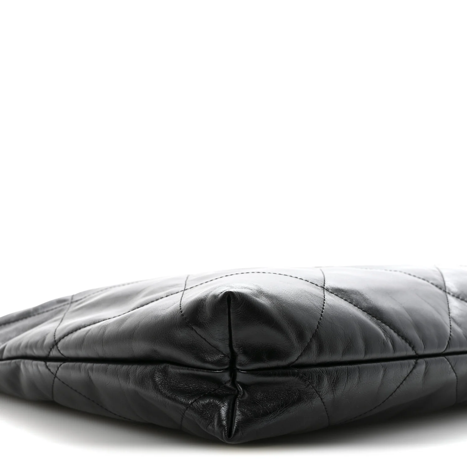 Shiny Calfskin Quilted Chanel 22 Black - Image 10