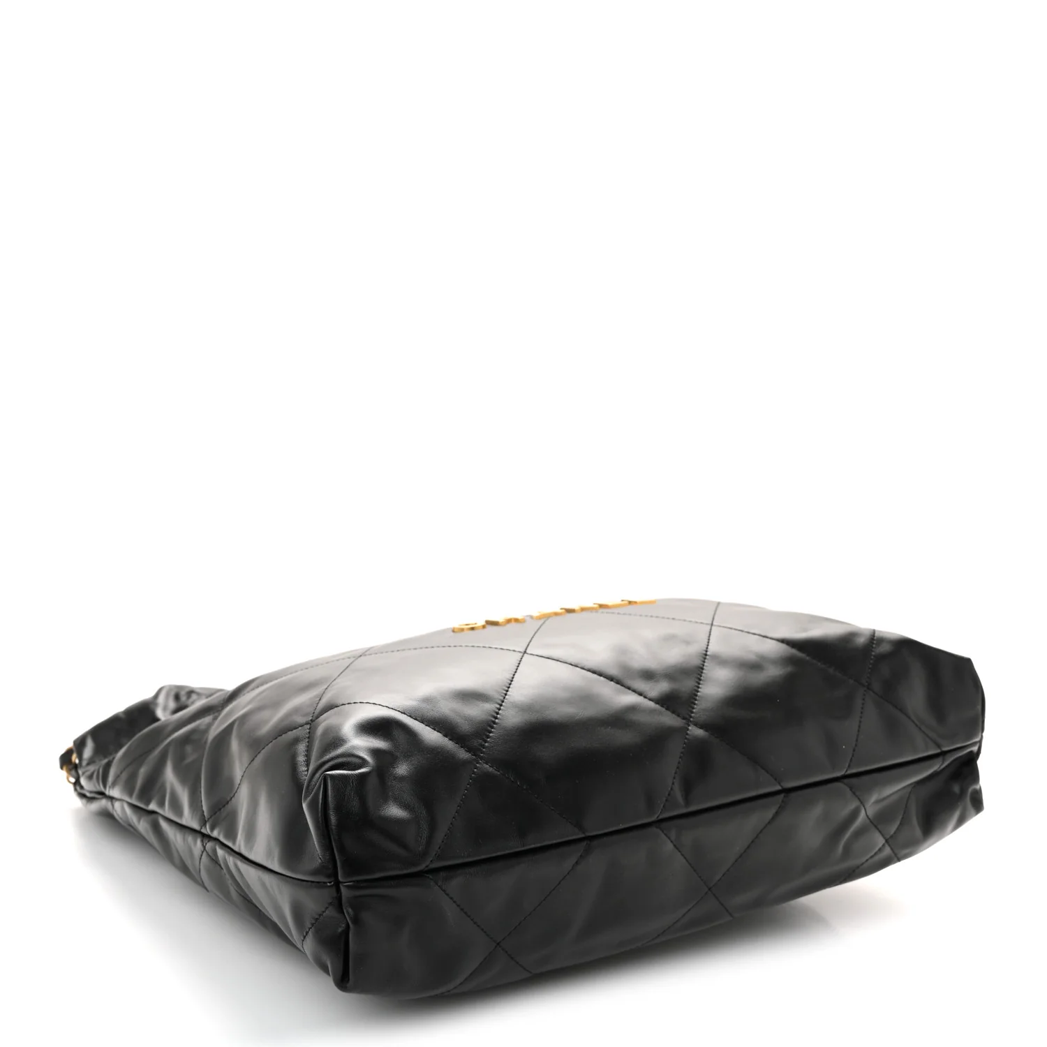 Shiny Calfskin Quilted Chanel 22 Black - Image 5