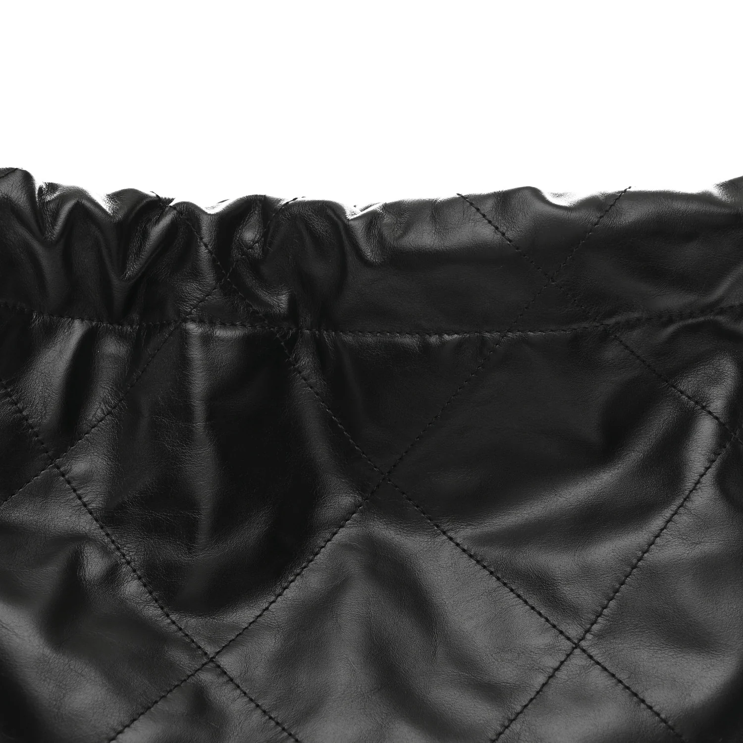 Shiny Calfskin Quilted Small Chanel 22 Black - Image 10