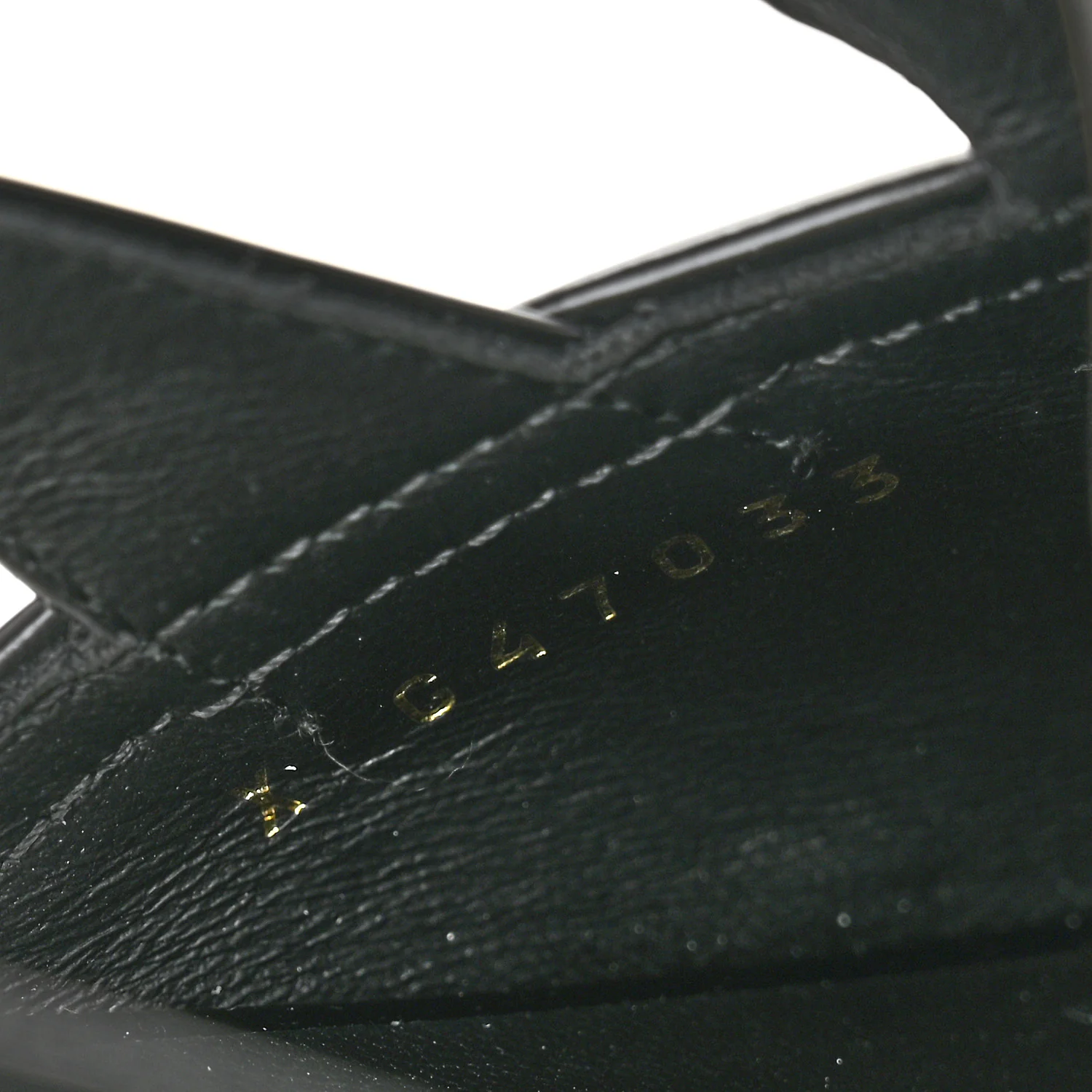 Shiny Calfskin Slingback Loafers 39.5  Black - Image 9