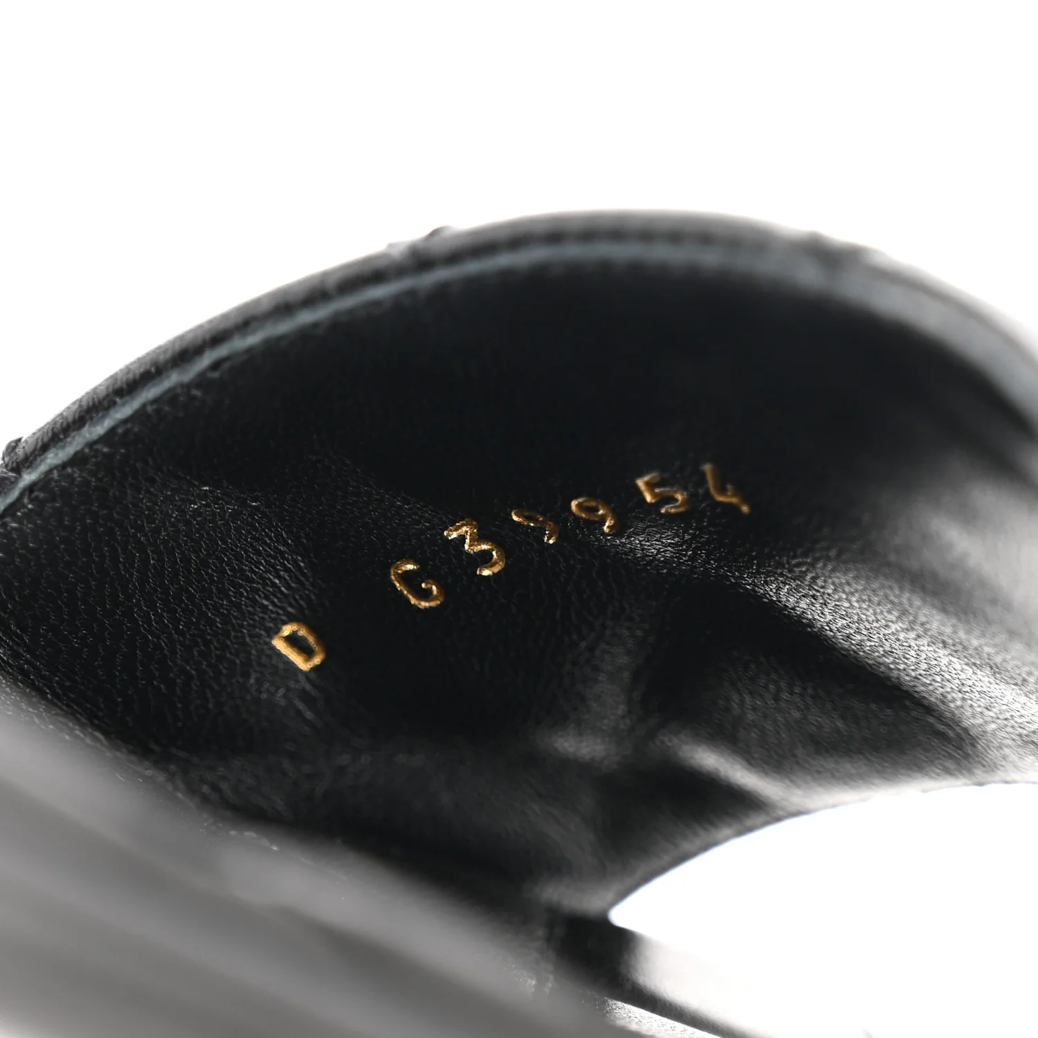 Shiny Goatskin Quilted CC Mules Sandals 36.5 Black - Image 18