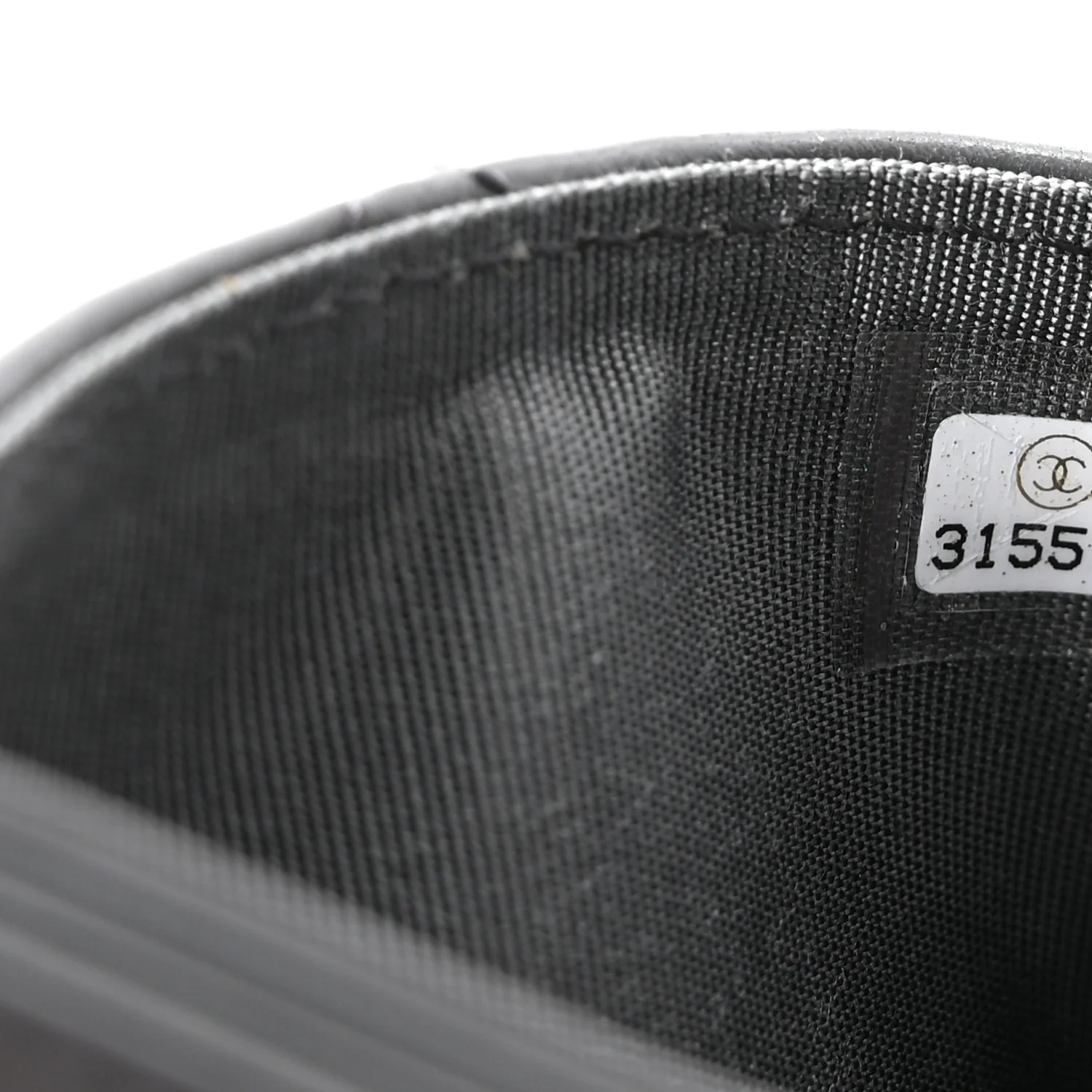 Shiny Goatskin Quilted Chanel 19 Card Holder Dark Grey - Image 8