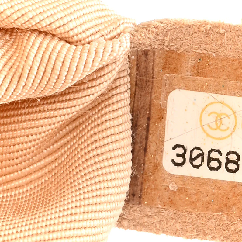 Shiny Goatskin Quilted Medium Chanel 19 Flap Beige - Image 7