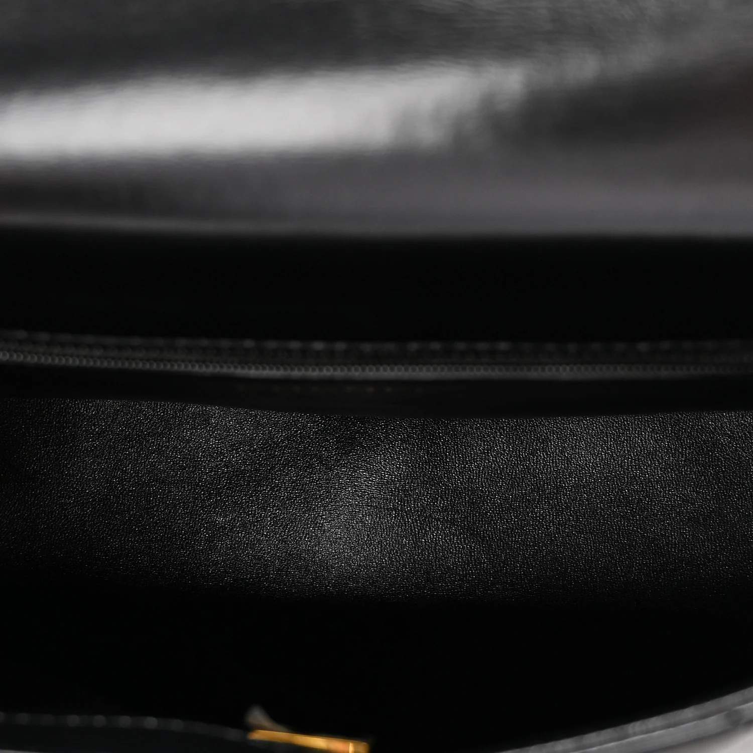 Shiny Lambskin Quilted Coco Trip Flap Bag Black - Image 5