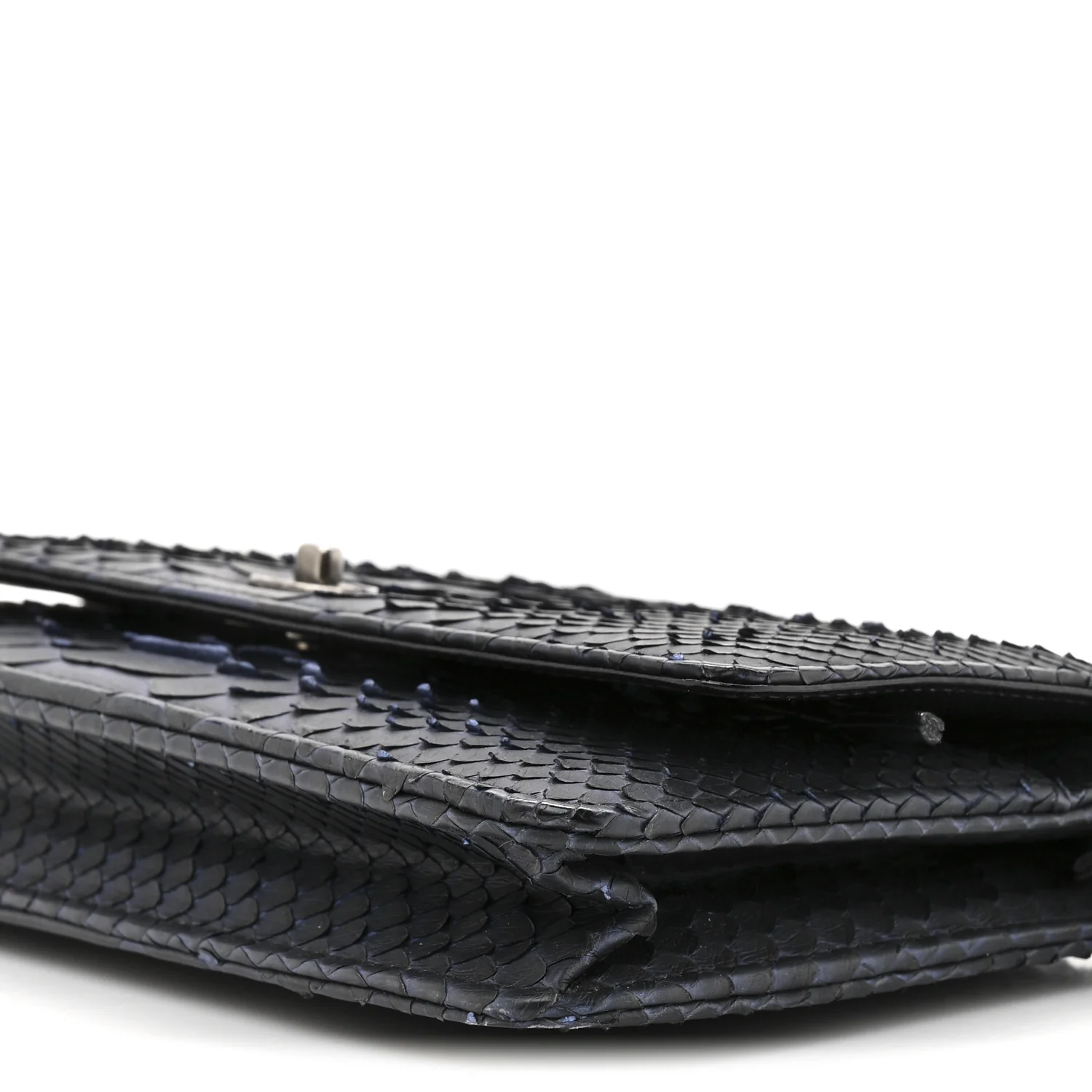 Snakeskin Wallet On Chain WOC Navy - Image 10