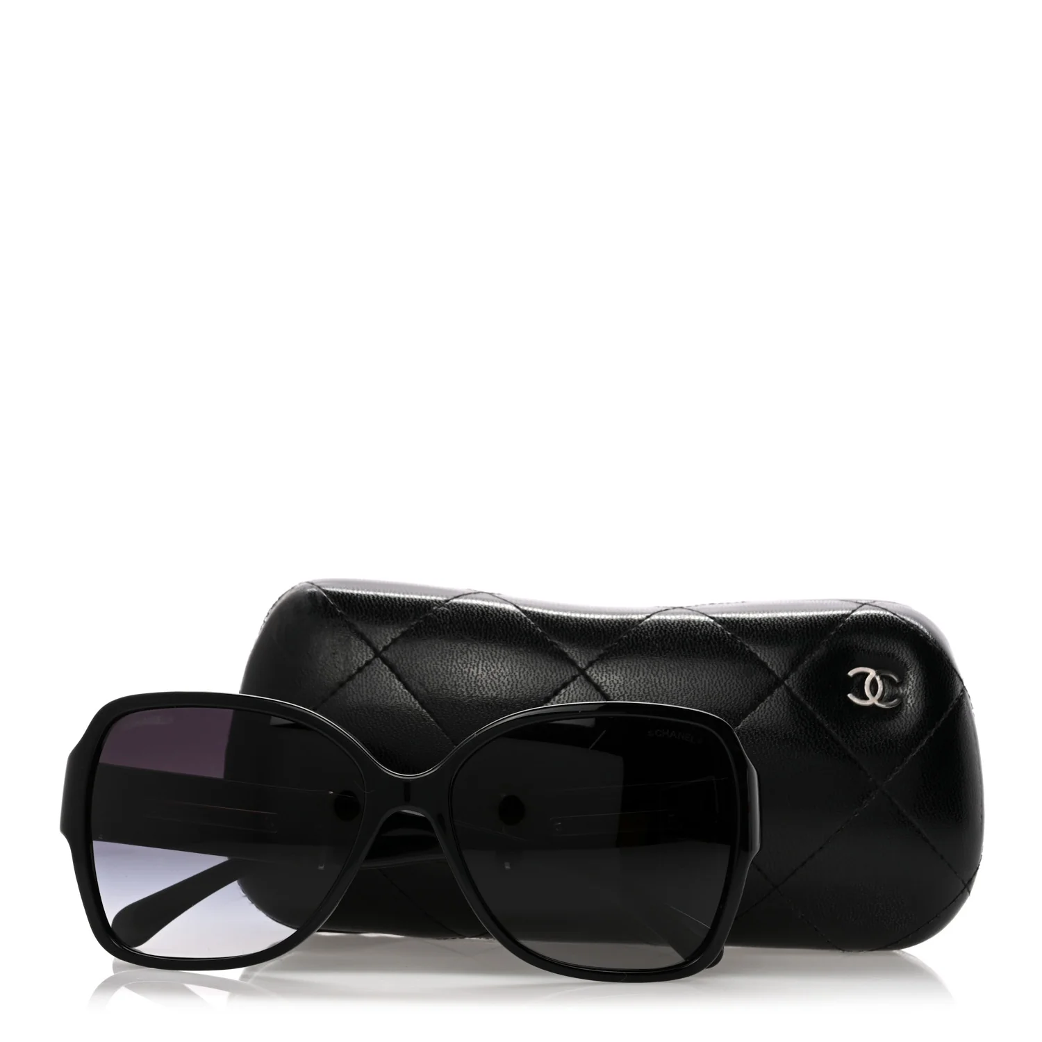 Square Summer CC Sunglasses 5230-Q Black - Image 8