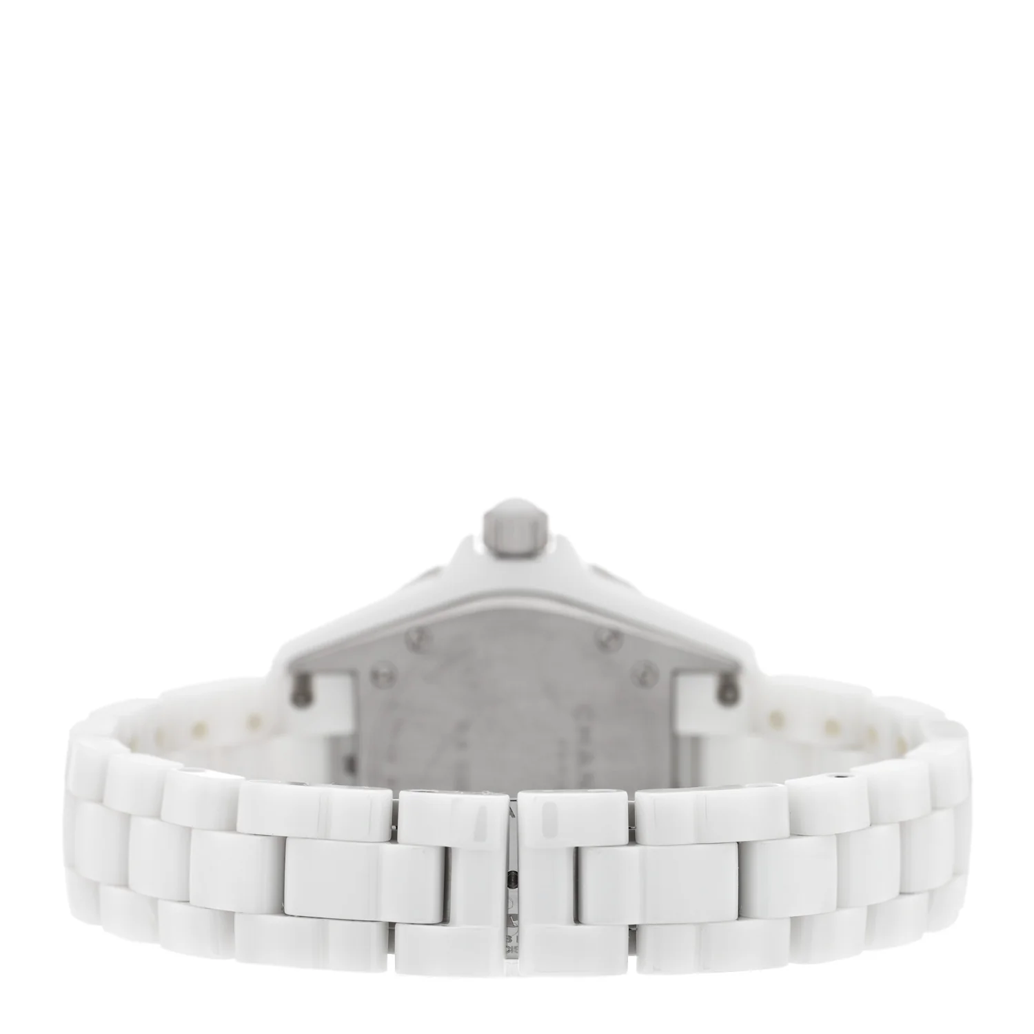 Stainless Steel Ceramic 33mm J12 Quartz Watch White - Image 3
