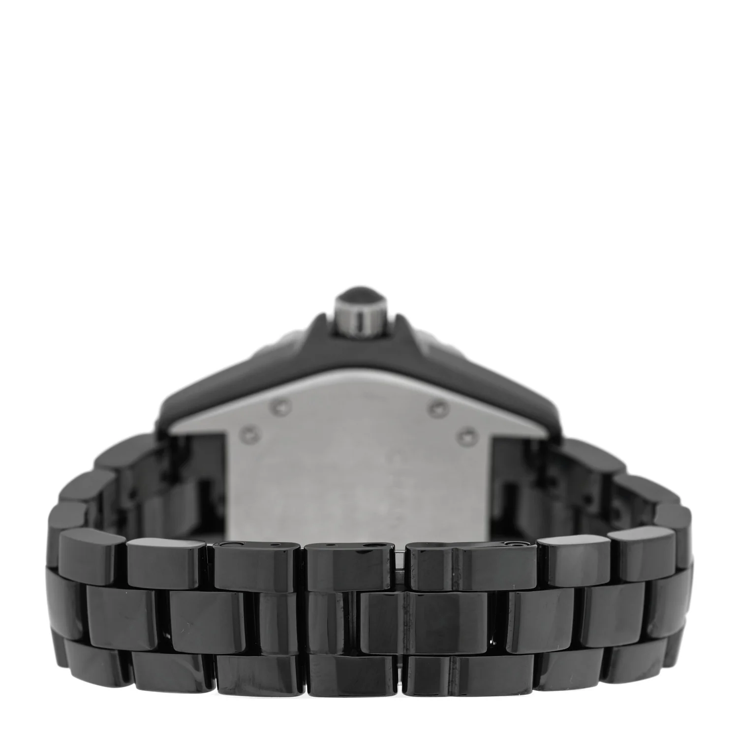 Stainless Steel Ceramic Diamond 33mm J12 Quartz Watch Black - Image 3