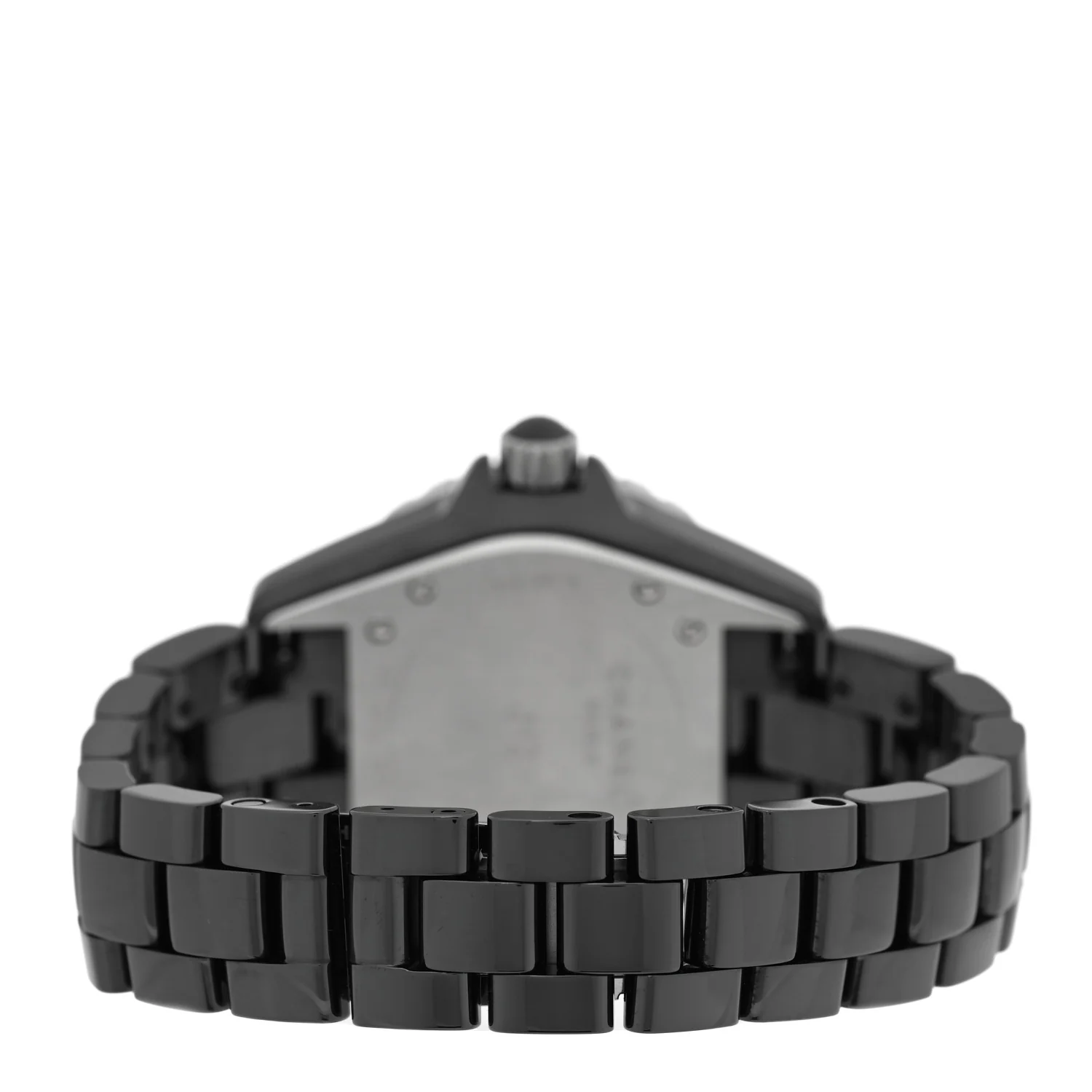 Stainless Steel Ceramic Ruby 33mm J12 Quartz Watch Black - Image 3