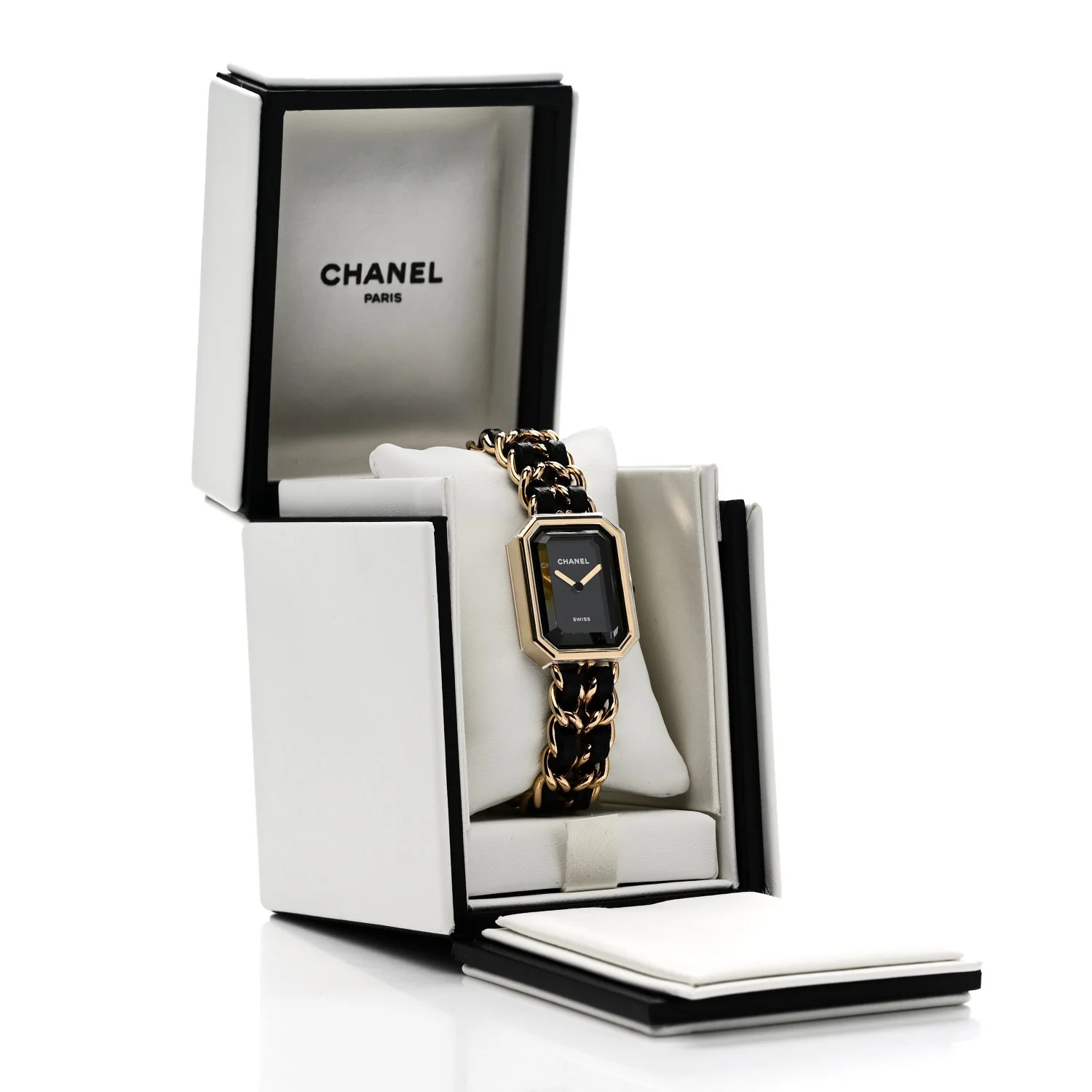 Stainless Steel Lambskin 20mm Chain Premiere Quartz Watch Gold - Image 5