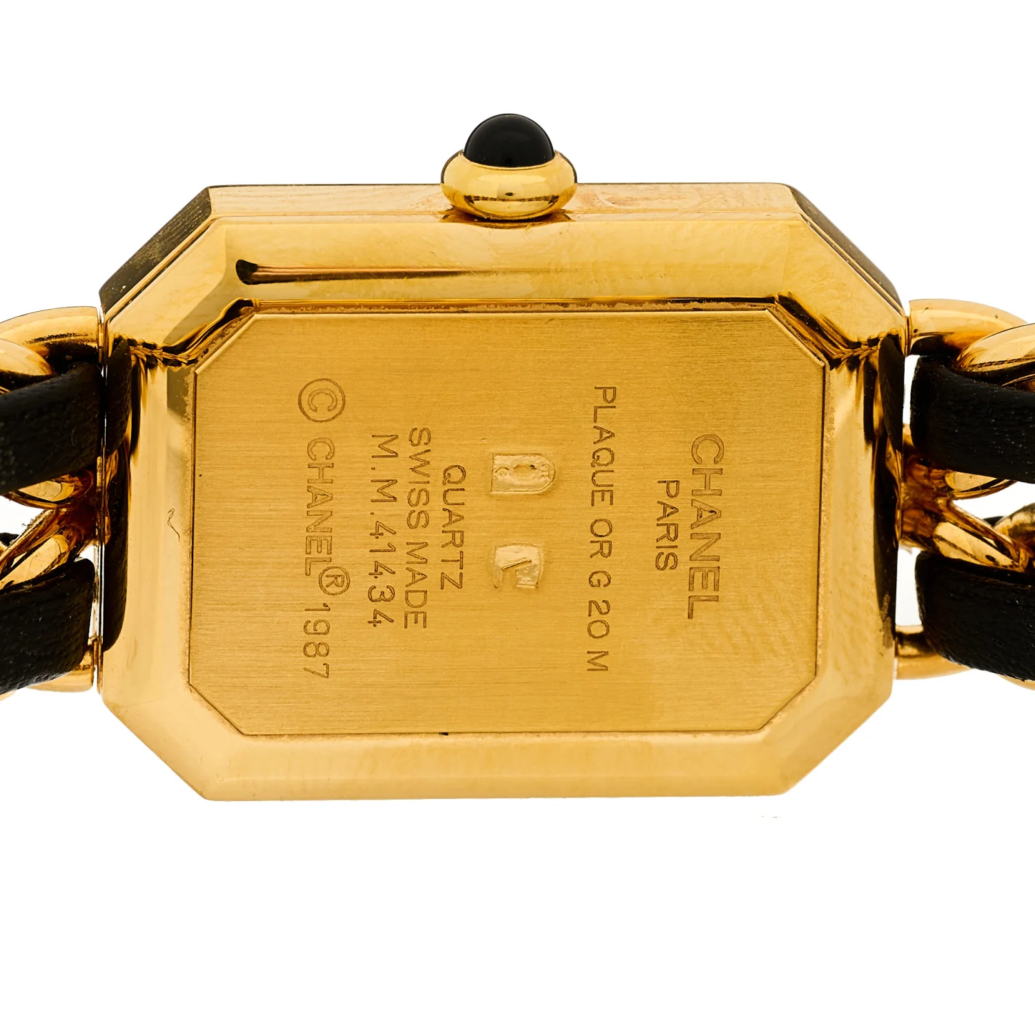 Stainless Steel Lambskin 20mm Chain Premiere Quartz Watch Gold M - Image 4