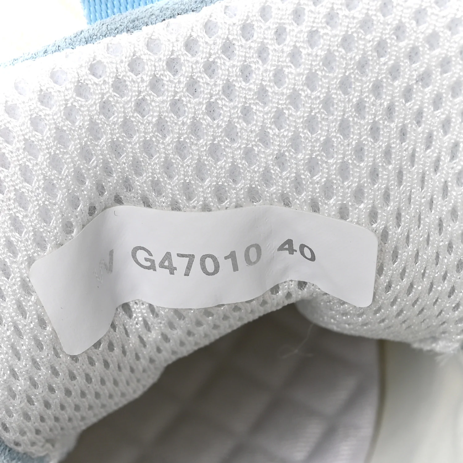Suede Calfskin Grosgrain Womens CC Sneakers 40 Light Blue Black - Image 9