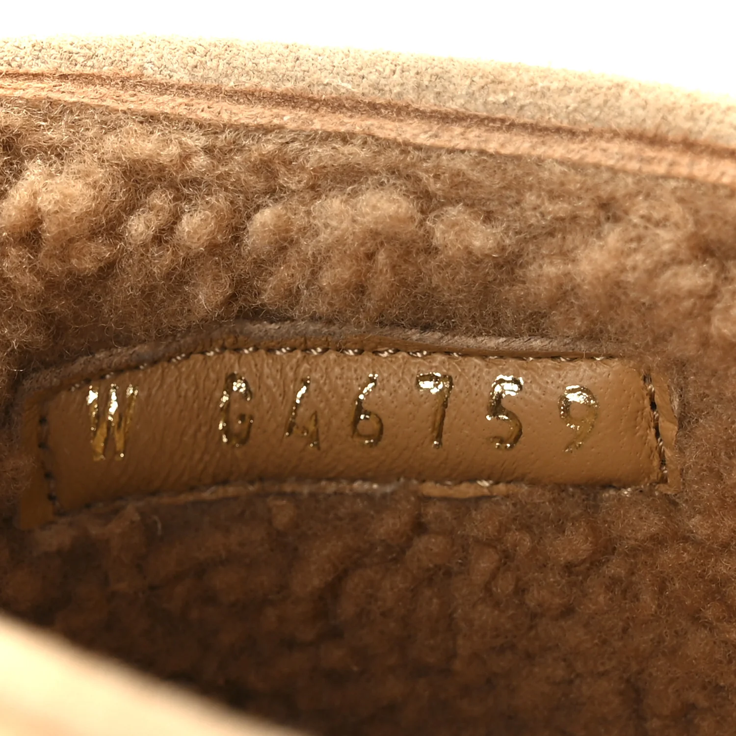 Suede Cap Toe CC Mary Jane Flats 36.5 Beige - Image 10