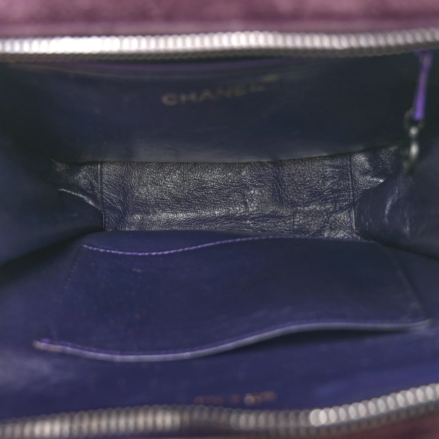Suede CC Handbag Purple - Image 5