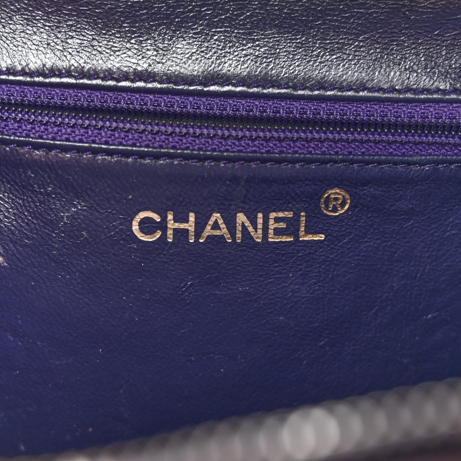 Suede CC Handbag Purple - Image 6