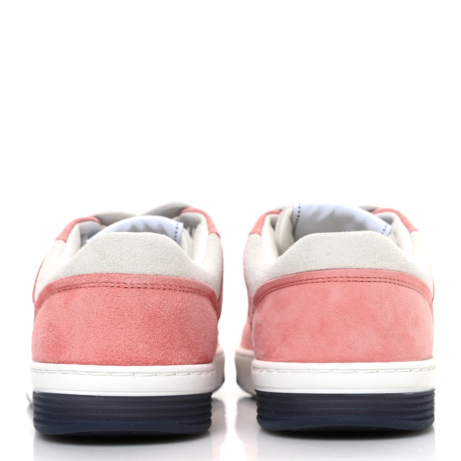 Suede Kidskin Womens CC Sneakers 35.5 White Pink - Image 6