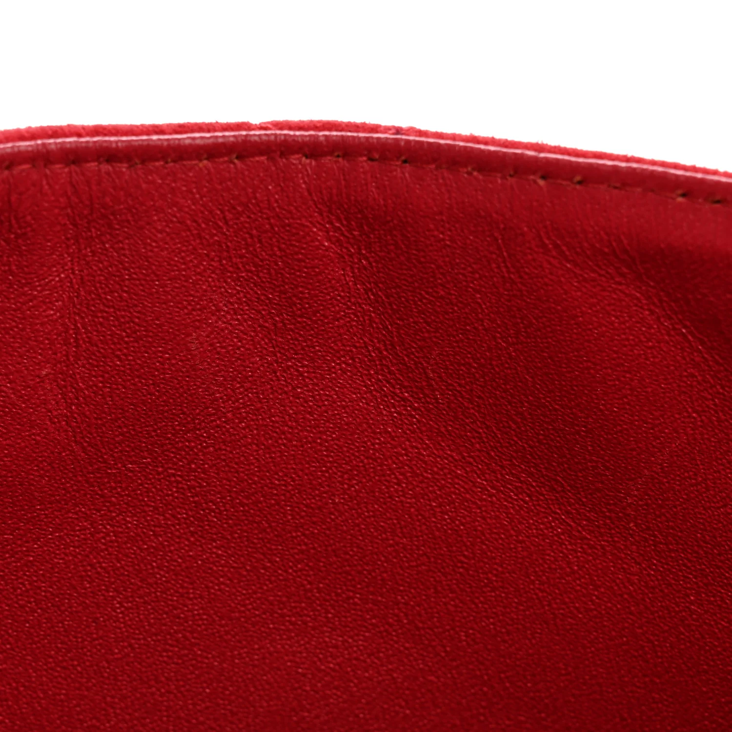 Suede Lambskin Scallop Quilted Mini Pagoda Flap Pink - Image 11