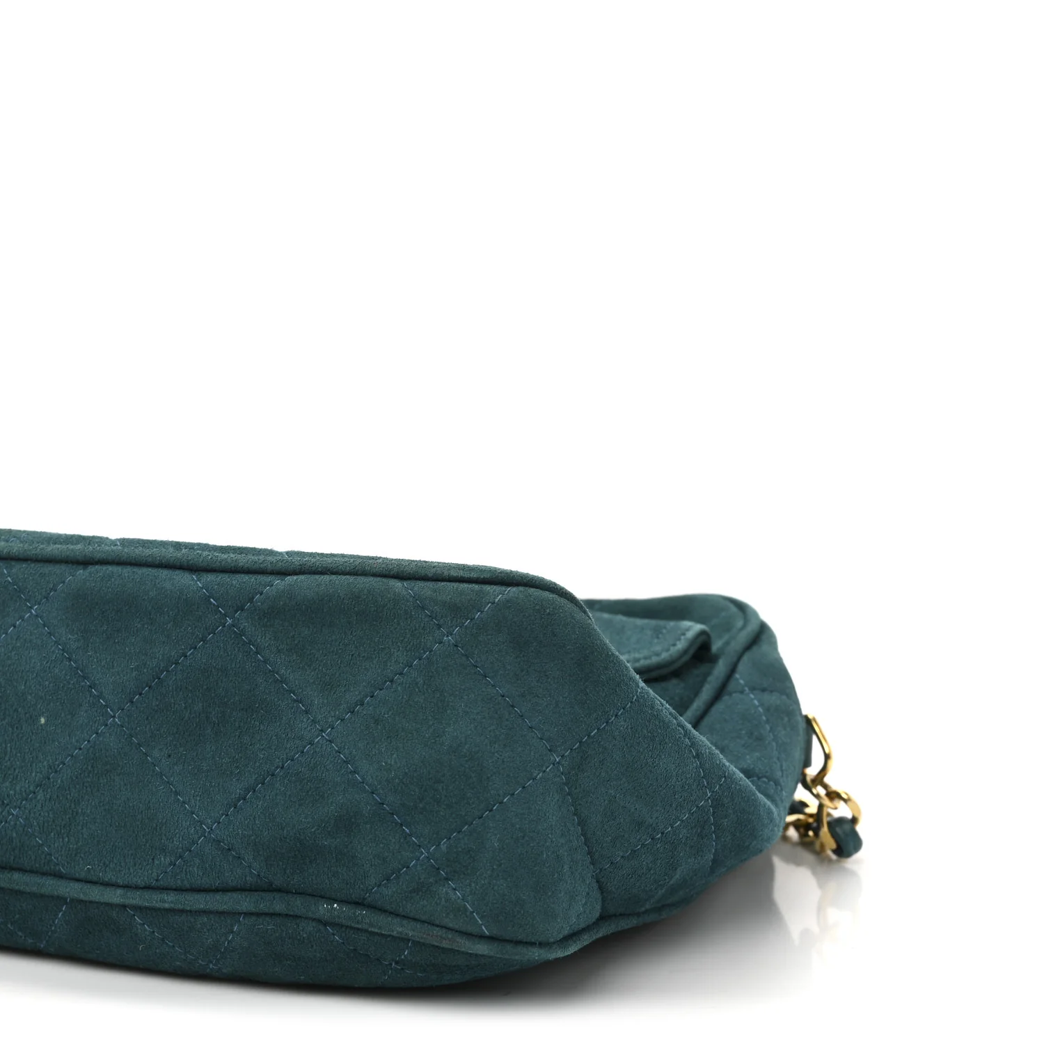 Suede Quilted CC Tassel Camera Bag Blue - Image 10