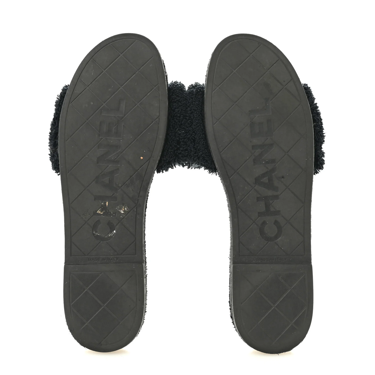 Terry CC Flat Mules Sandals 40 Black - Image 6