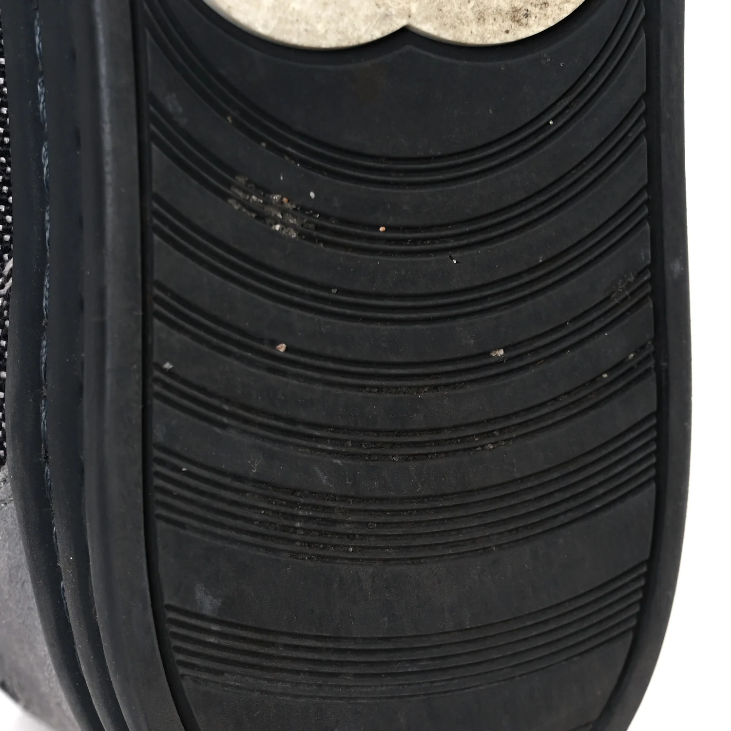 Toile Suede Calfskin CC Low Top Sneakers 36 Dark Grey - Image 8