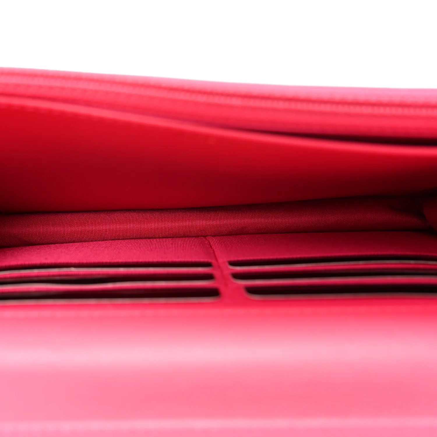 Tweed Calfskin Signe Wallet On Chain WOC Black Pink Orange - Image 5