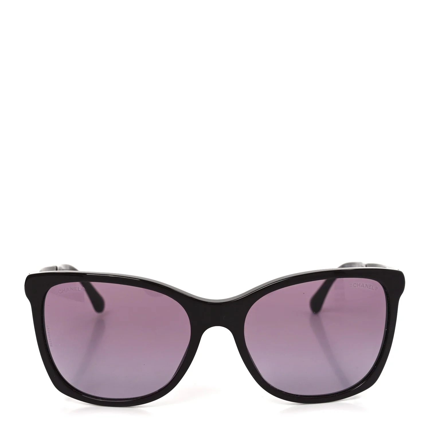 Tweed CC Polarized Sunglasses 5348 Burgundy - Image 2