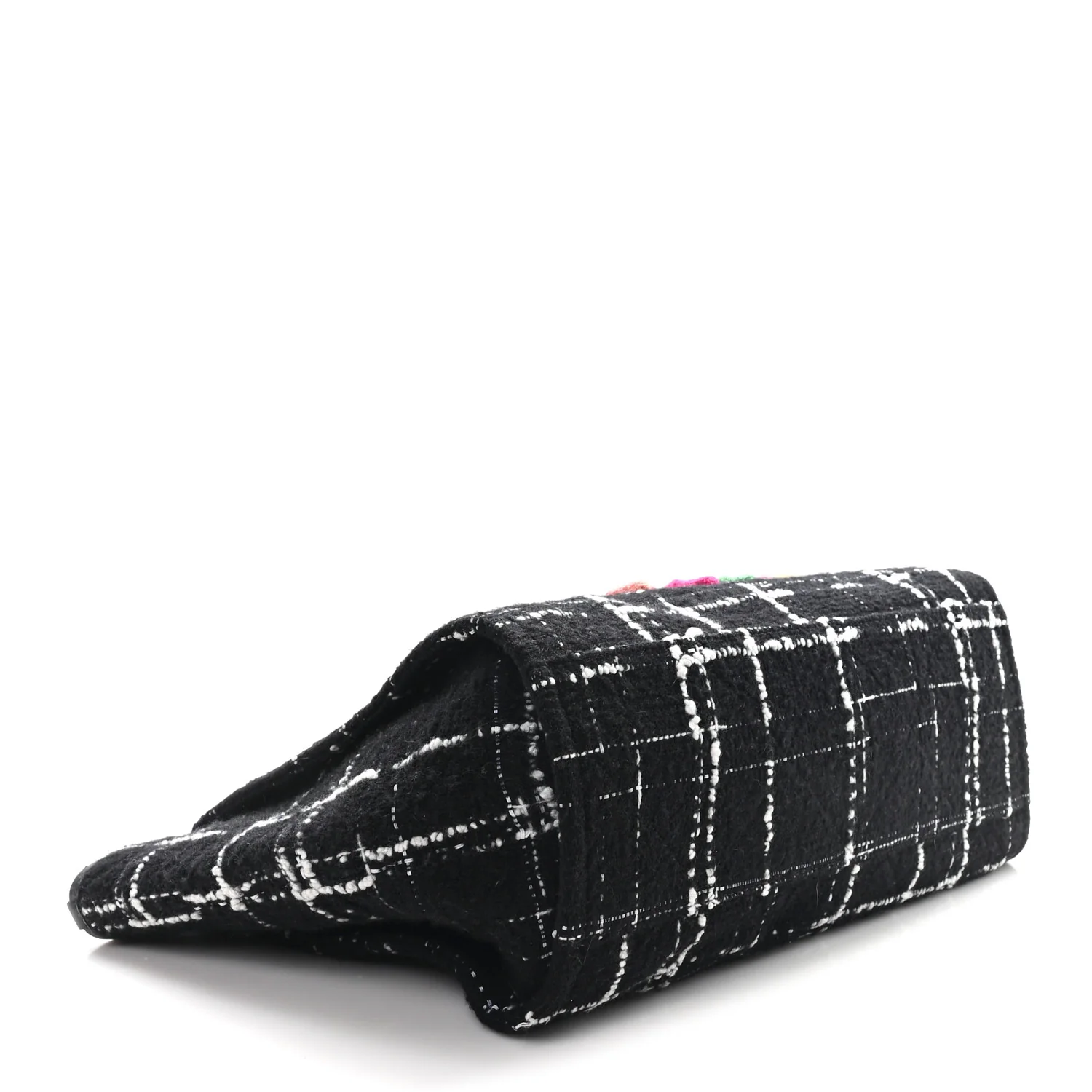 Tweed Medium Deauville Tote Black White Multicolor - Image 4