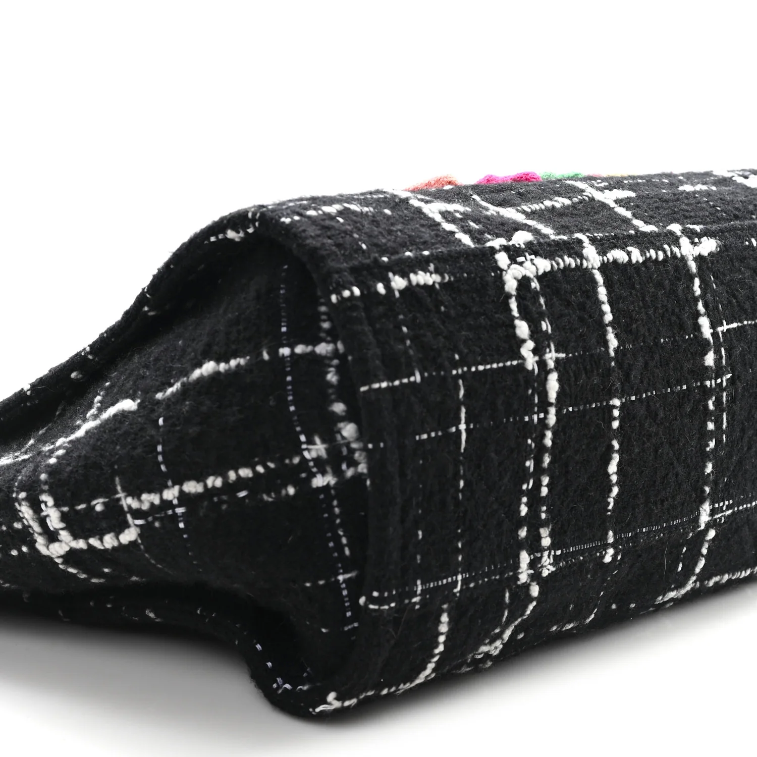 Tweed Medium Deauville Tote Black White Multicolor - Image 9
