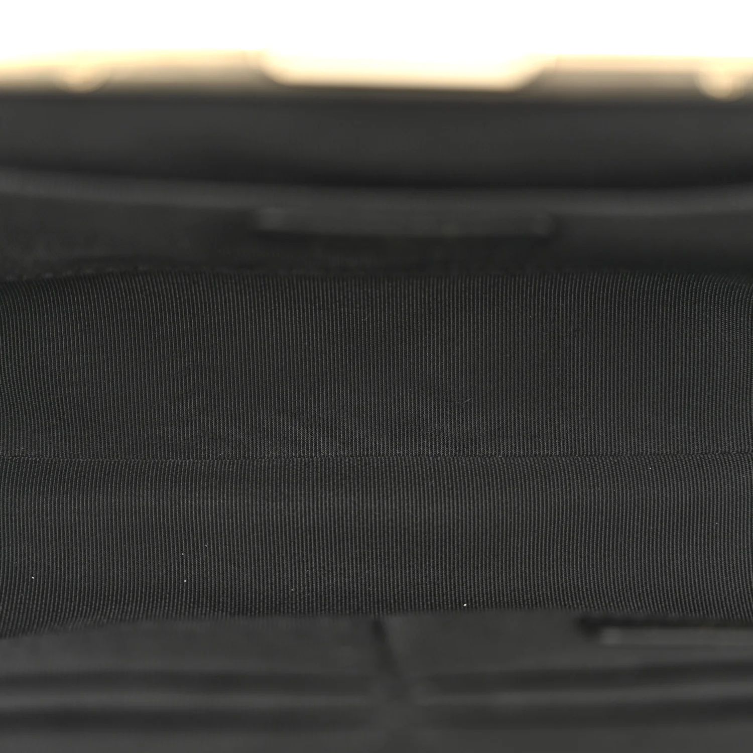 Tweed Quilted Kiss Lock Clutch Black - Image 5