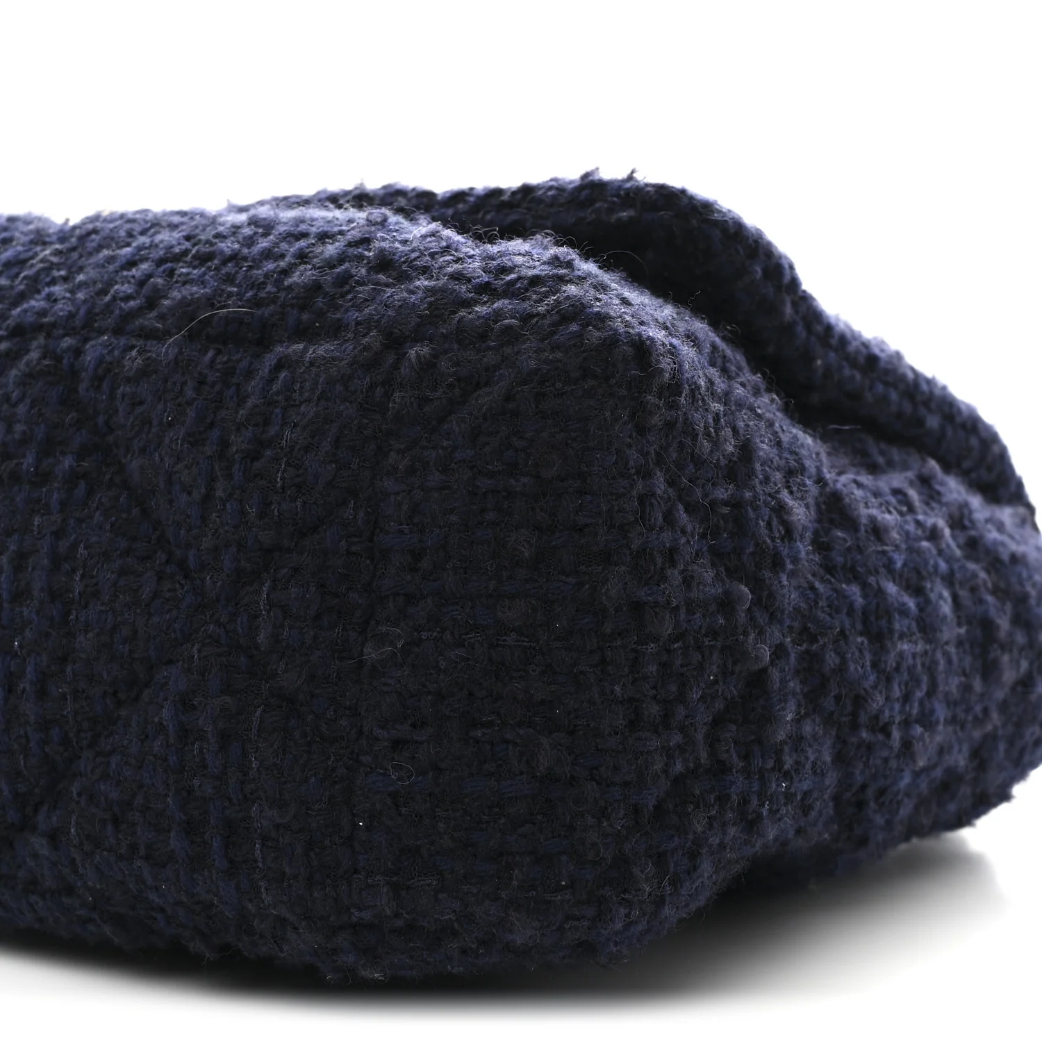 Tweed Quilted Maxi Chanel 19 Flap Navy - Image 10