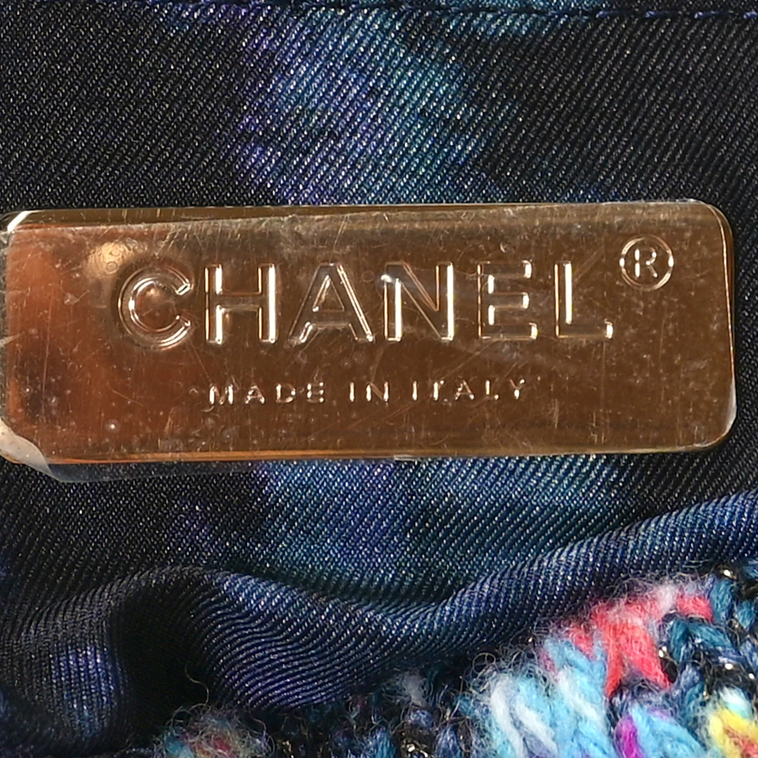 Tweed Quilted Medium Chanel 19 Flap Dark Multicolor - Image 6